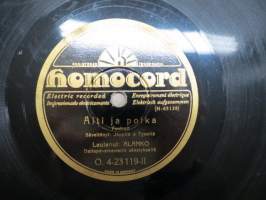 Homocord O 4-23119 Alanko Äiti ja poika / Syysorvokki - savikiekkoäänilevy / 78 rpm record