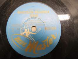 Bluemaster BLU 524 Kalevi Korpi Valkoinen muumio / Muistojeni valkoinen sisar - savikiekkoäänilevy / 78 rpm record