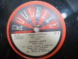 Roulette SF 2 Seija Lempila Kumpiko meistä / Koiranpentu ikkunassa -savikiekkoäänilevy / 78 rpm record