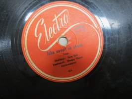 Electro 4004 Henry Theel Joko uuvuit sä uneen / Haaveilua -savikiekkoäänilevy / 78 rpm record