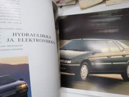 Citroën XM 1991 -myyntiesite / sales brochure