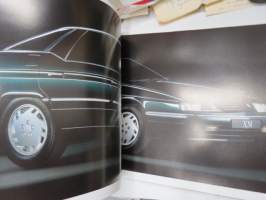 Citroën XM 1991 -myyntiesite / sales brochure