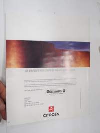 Citroën XM 1994 -myyntiesite / sales brochure
