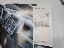 Citroën AX 1989 -myyntiesite / sales brochure