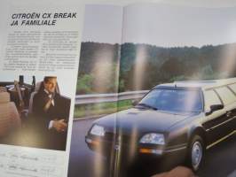Citroën CX 1986 -myyntiesite / sales brochure