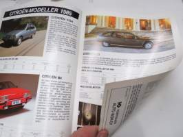 Citroën BX, CX, Visa, C 25 D 1985 modeller -myyntiesite / sales brochure