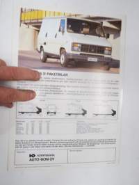 Citroën BX, CX, Visa, C 25 D 1985 modeller -myyntiesite / sales brochure