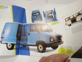 Citroën C25-C35 1986 -myyntiesite / sales brochure