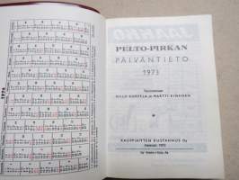 PELTO-PIRKAN Päivätieto 1973