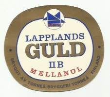 Lapplands Guld II B mellanöl -  olutetiketti