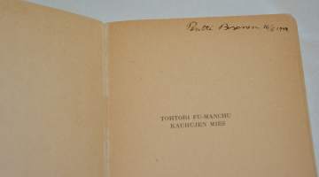 Tohtori Fu-Manchu kauhujen mies