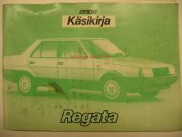 Fiat Regata vm. 1986 Käsikirja owner´s manual 