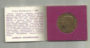 Urho Kekkonen - Säästöpankkimitali