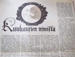 Uusi Suomi 1939 Sunnuntailiite nr 41; Orismala (Orisberg) Isokyrö, Helsingin hautausmaita, Asmo Alho - Jussi-sarjakuva, Kuukausien nimistä, Holger Boetius - Tasapeli