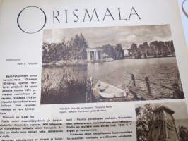 Uusi Suomi 1939 Sunnuntailiite nr 41; Orismala (Orisberg) Isokyrö, Helsingin hautausmaita, Asmo Alho - Jussi-sarjakuva, Kuukausien nimistä, Holger Boetius - Tasapeli