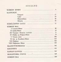 Kaunis Häme. Det ljuva Tavastland, 1952. Poutavaaran perinteinen kuvateos Hämeestä.