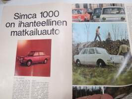 Simca 1000 -myyntiesite / sales brochure