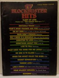 17 Blockbuster hits (voice/piano/guitar)
