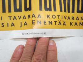 Itsekkyys johtaa turmioon! - Sodan lehdet dokumentti 43 -juliste, uustuotantoa / poster, reprint