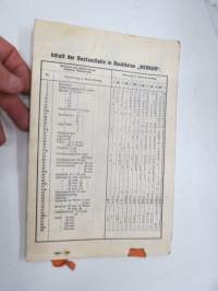 Merkur Metallbaukästen Vorlagenbuch für die mechanischen Metalbaukästen -rakennussarjan mallikirja