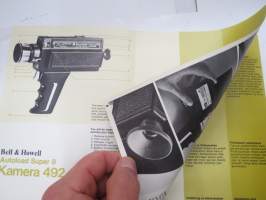 Bell &amp; Howell camera 492 Instruction manual, Brugsanvisning, Bruksanvisning, Käyttöohje / Kamera