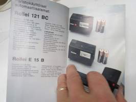 Rollei - Korkealuokkaiset elektronisalamalaitteet -myyntiesite