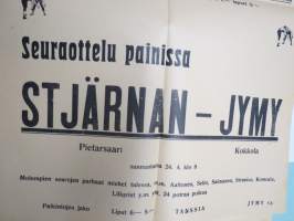 Työläisolympialaiset Vienissä (Wien) elokuva esitetään Kokkola Työväentalo - Kevätjuhla - Seuraottelu painissa - Stjärnan (Pietarsaari) - Jymy (Kokkola), 23.4.1932