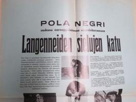 Langenneiden sielujen katu (Pola Negri) -elokuvajuliste mykkäfilmiajalta