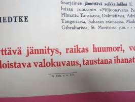 Miljoonavaras - Fennia (on tuotu Poriin ja näytetään häntä niille jokta ovat hänestä huvitettuja) - Nimetön mies -elokuvajuliste