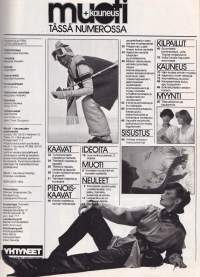 Muoti + Kauneus 1979 N:o 1 (sis.kaava-arkin). Katso sisällysluettelo kuvista