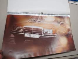 Daimler-Benz AG - Mercedes-Benz 1973 wall calendar / vuosikalenteri  / seinäkalenteri