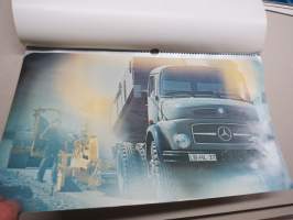Daimler-Benz AG - Mercedes-Benz 1973 wall calendar / vuosikalenteri  / seinäkalenteri