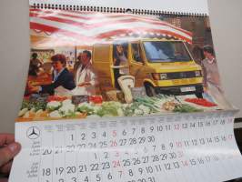Daimler-Benz AG - Mercedes-Benz 1983 Nutzfahrzeuge, wall calendar / vuosikalenteri  / seinäkalenteri