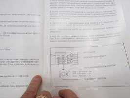 Salora 1H0, 1H3, 1H5 televisio -käyttöohje - operating instructions, bruksanvisning, Bedienungsanleitung