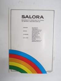 Salora 1H0, 1H3, 1H5 televisio -käyttöohje - operating instructions, bruksanvisning, Bedienungsanleitung