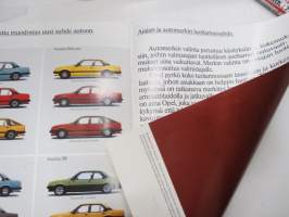 Opel Ascona 1982? -myyntiesite / sales brochure