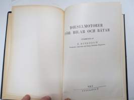 Dieselmotorer för bilar och båtar - NKI lärobok brev 1-4