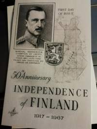 Postikortti 50th anniversary Independence of Finland
