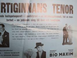 Bio Maxim -Herttuattaren Tenori / Hertiginnans tenor / Lee Parry, Adele Sandrock, ohjaus Carl Frölich -elokuvajuliste / movie poster