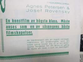 Syntiinlankeemus - Syndafallet, Agnes Petersen &amp; Josef Rovensky -elokuvajuliste / movie poster