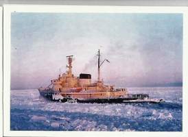 Sampo Jäänmurtaja   - laivapostikortti  postikortti laivakortti kulkematon