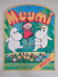 MAISTA! MUUMI metsämansikkalimonadi -mainos. Muumi limut lanseerattiin 1990 luvun alkupuolella.