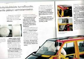 Volgswagen transporter myyntiesite 5/ 98. Avolava, umpipaketti auto, Kombi ikkunallinen paketti auto,Doppeli, avolava ja kuusi  henkilöä.
