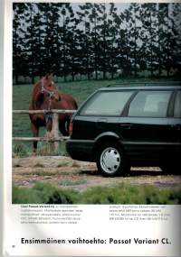Volkswagen Passat myyntiesite, Tammikuu-94. Passat variant, Variant  CD,  Variant Gt. Sivuja 40