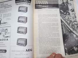 Tänään 1952 nr 1 - Suomen Rauhanpuolustajat (kommunistinen) Aira Säilä nuorisobaletti, Kalevalan perustaa, Kittilä - Kelontekemä - Ylitalo - Tepsa, Suez kanpina, ym