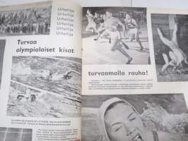 Tänään 1951 nr 2 - Suomen Rauhanpuolustajat (kommunistinen), Turvaa olympialaiset, Konekeuhko, Arvo Turtiainen - Muuri ja virta, Kiina, Hagar Olsson, Keikyä-esittely