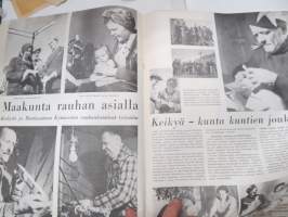 Tänään 1951 nr 2 - Suomen Rauhanpuolustajat (kommunistinen), Turvaa olympialaiset, Konekeuhko, Arvo Turtiainen - Muuri ja virta, Kiina, Hagar Olsson, Keikyä-esittely