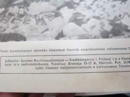 Tänään 1951 nr 2 - Suomen Rauhanpuolustajat (kommunistinen), Turvaa olympialaiset, Konekeuhko, Arvo Turtiainen - Muuri ja virta, Kiina, Hagar Olsson, Keikyä-esittely