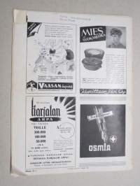 Eeva 1941 nr 11 kansikuva Iise Werner Ufan musiikkielokuvassa - Toivomuskonsertti, Rakas Parisi, Tuulen viemää, Uuteen elämään, Meiltä ja merten takaa, ym.