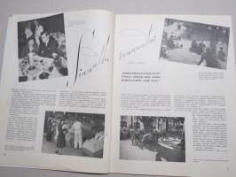 Eeva 1941 nr 9 Tanssijatar talon emäntänä, Siunattu sunnuntai, Naisten siveelliset vaarat lisääntyvät, Neuvostoliiton kylistä, Prinsessa Fatma ja sydämen sadut, ym.